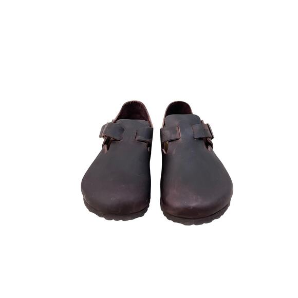 Birkenstock Oiled London Shoes Mens Size 40EU Brown Leather Slip On Comfort